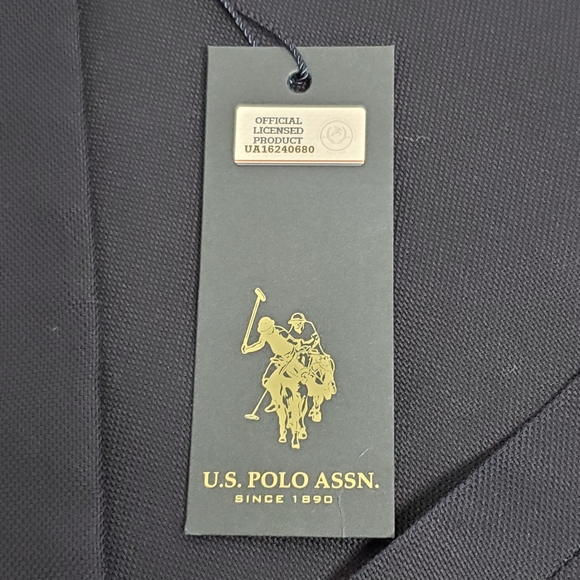 U.S. Polo Association Cotton Solid Sport Coat - Blue - Picture 6 of 10
